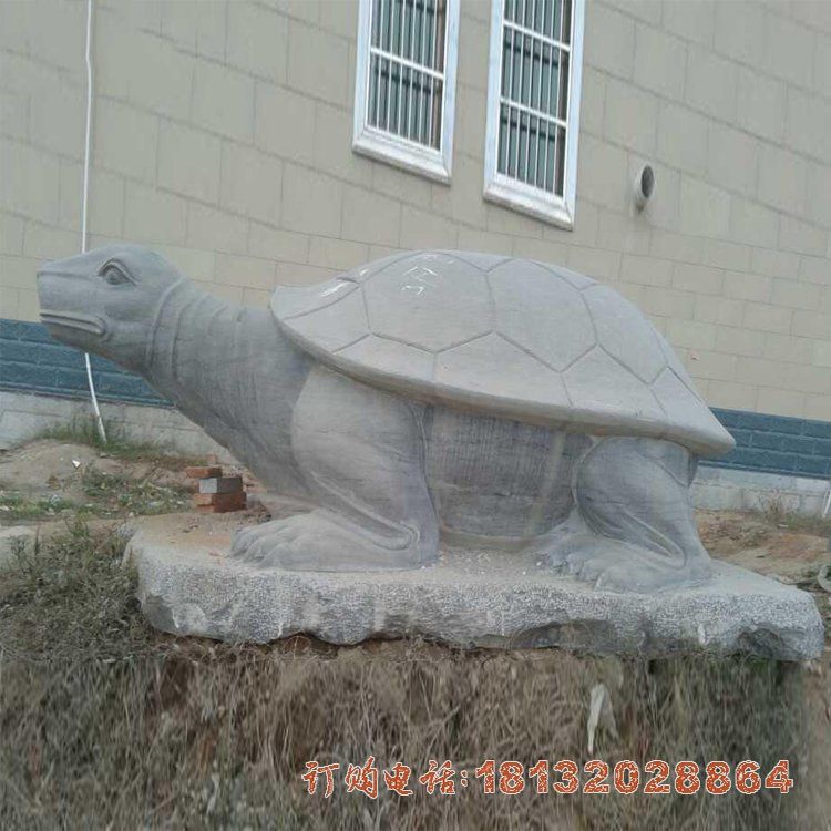 公园大理石乌龟石雕