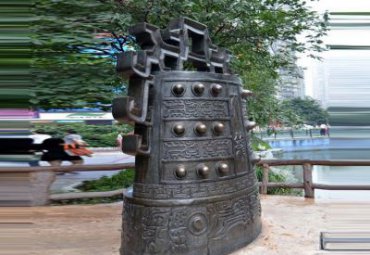 公园景观铜雕钟