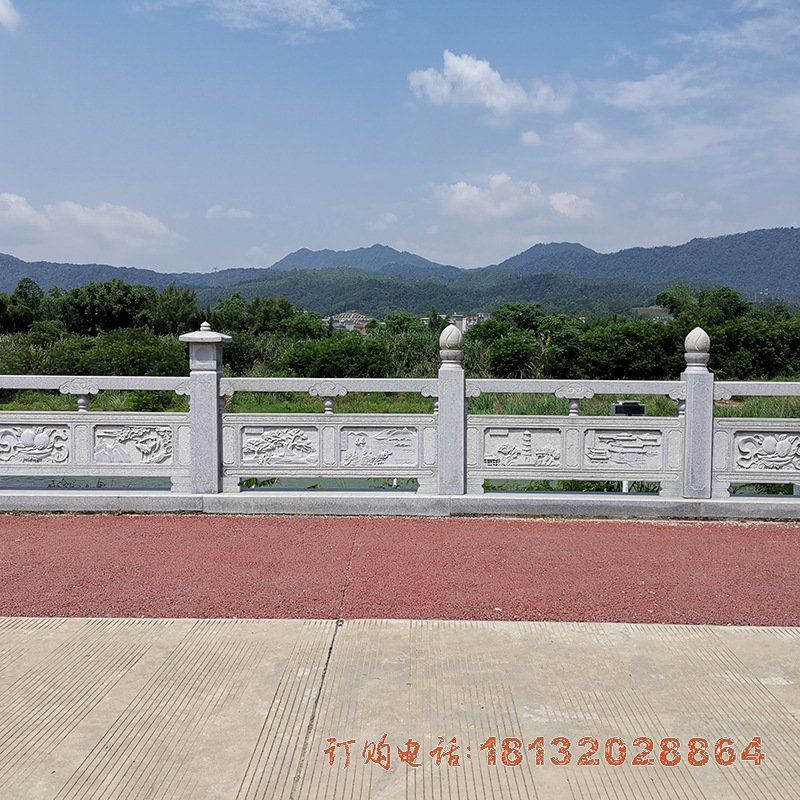 园林大理石栏板雕塑 (3)