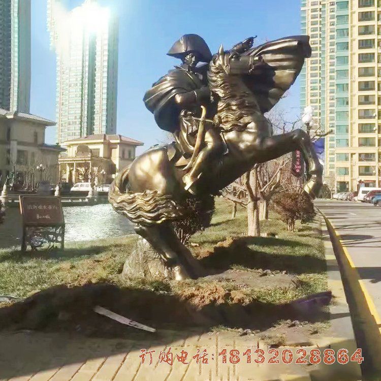 拿破仑骑马铜雕