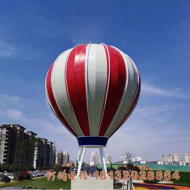 不锈钢热气球雕塑