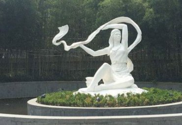 贵州某公园螺祖人物石雕案例