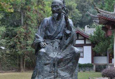 江西某景区古代名人朱熹铜雕项目