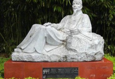 江西某景区古代名人杜甫石雕项目