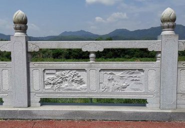 河南某景区大理石栏板石雕项目