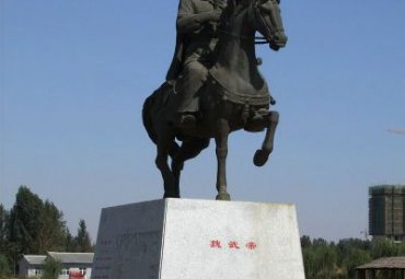 安徽某广场古代名人曹操铜雕项目
