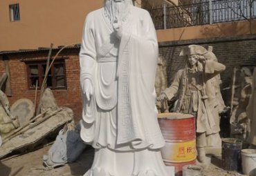 辽宁某学校汉白玉思想家老子雕塑项目