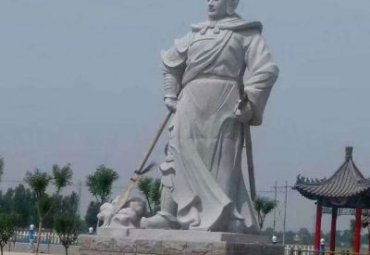 湖北某景区古代名人刘秀石雕案例