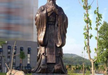 陕西某景区万世师表孔子铜雕项目