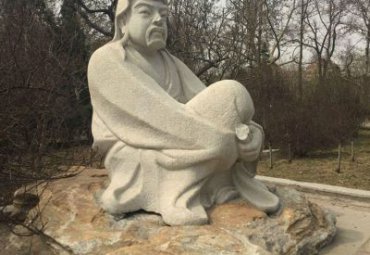 江西某景区古代名人陶渊明石雕项目