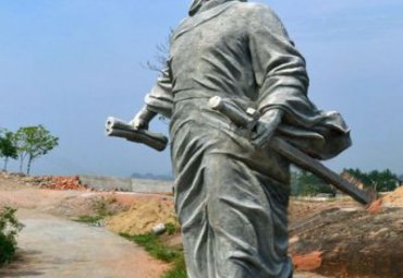 河南某公园古代名人辛弃疾铜雕项目
