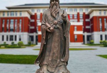 青海某学校古代名人老子铜雕项目