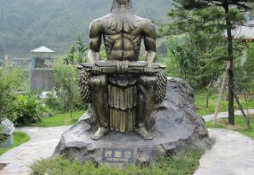 湖北某景区古代名人神农氏铜雕项目