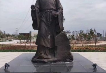 山西某景区古代名人扁鹊铜雕案例