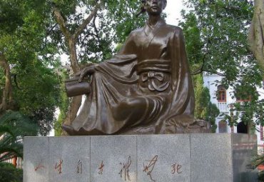 江西某景区古代名人文天祥铜雕案例