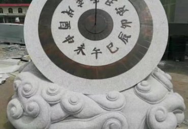 陕西某景区大理石日晷石雕案例