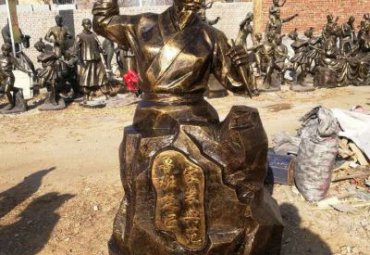 湖北某景区古代名人鲁班铜雕项目